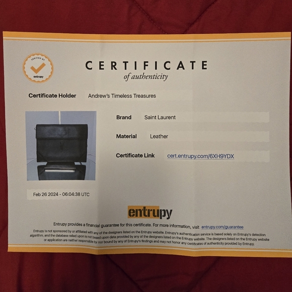 YSL Clutch Leather Crossbody - Picture 13 of 13